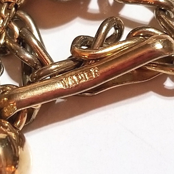 VTG Napier Gold Plated Beaded Necklace - Picture 5 of 6